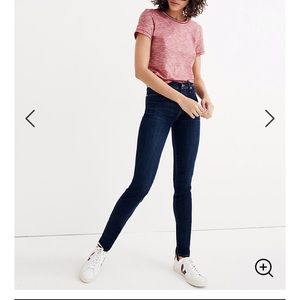 madewell larkspur wash skinnies